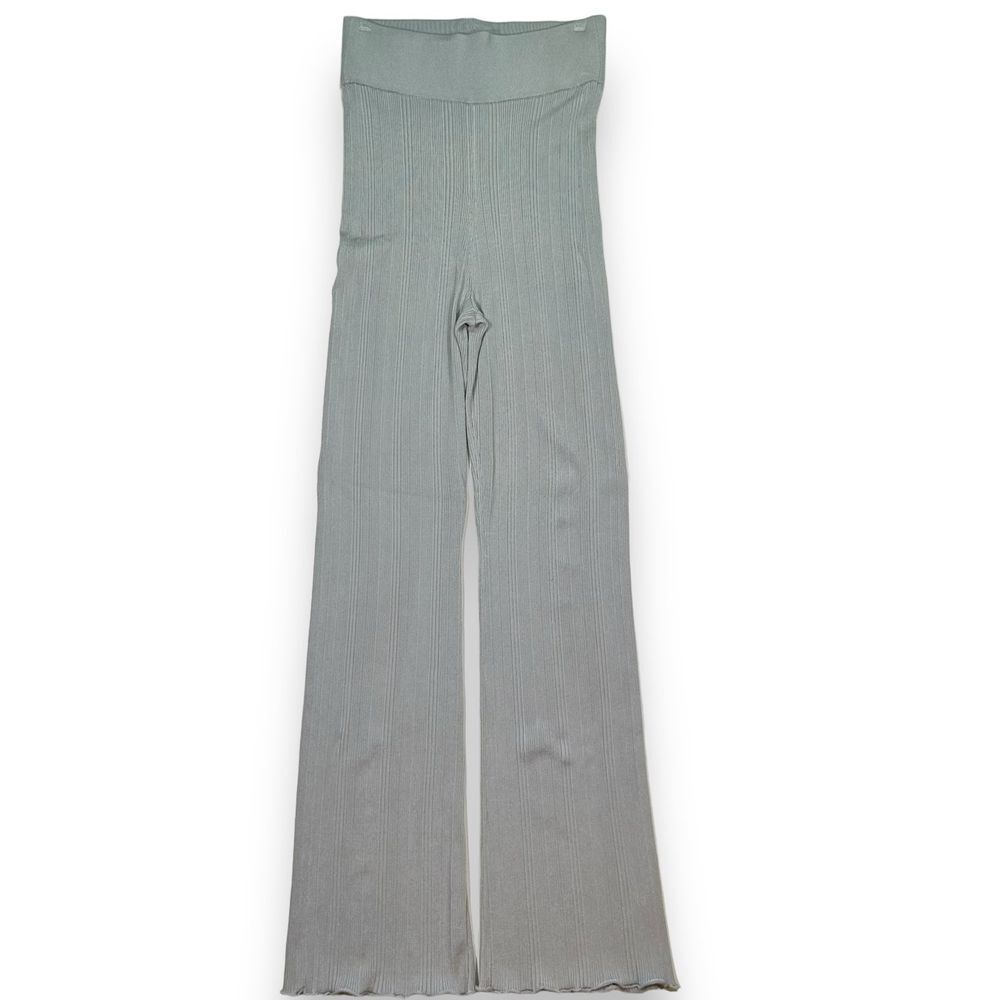 Everlane‎ Elastic Waist Stretch Flare Pants Womens Small Gray